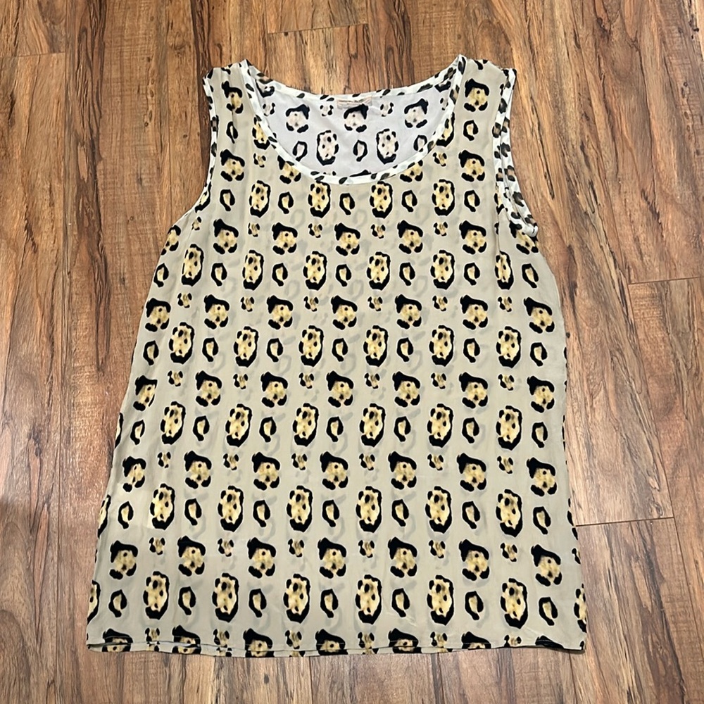GiAMBATTISTA VALLI animal print silk top